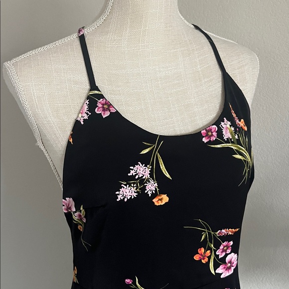 Lulus Blooming Vision Black Floral Dress - Picture 7 of 9